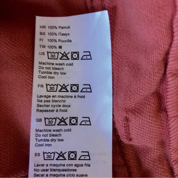 BILLABONG womens dusty rose denim jean skirt, size M, see measurements - Picture 9 of 10